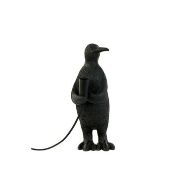 Tafellamp Penguin - Zwart - 16x13x34cm product
