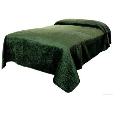 Unique Living - Bedsprei Veronica 220x220cm dark green product