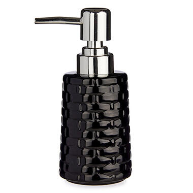 Berilo Zeeppompje - dispenser - keramiek - zwart - zilver - 150 ml product