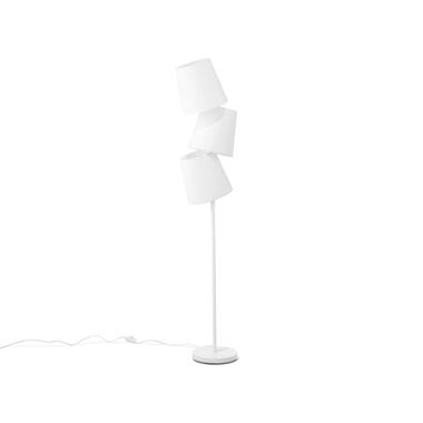 Beliani Staande lamp RIO GRANDE - Wit metaal product