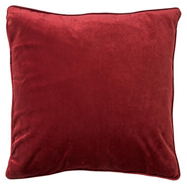 FINN - Sierkussen velvet 60x60 cm - Merlot - rood product