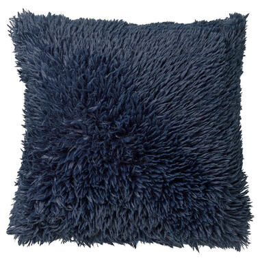FLUFFY - Kussenhoes unikleur 60x60 cm - Insignia Blue - donkerblauw product