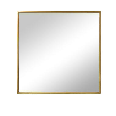 LW Collection Wandspiegel goud vierkant 80x80 cm metaal product