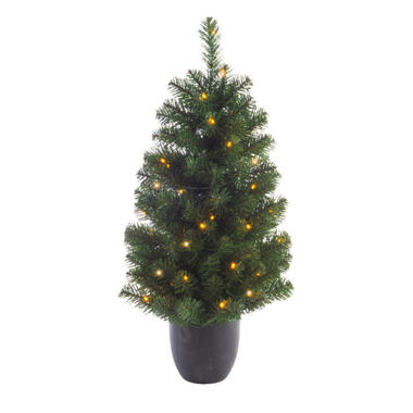 Everlands Kunstkerstboom - met verlichting - 120 cm product