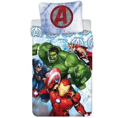 Marvel Avengers Dekbedovertrek, Heroes - Eenpersoons - 140 x 200 cm - Katoen product