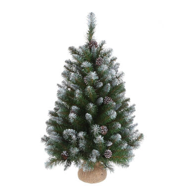 Triumph Tree Empress Kunstkerstboom in Jute H90 cm Frosted Green