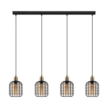 EGLOChisleHanglamp-E27-130cm- Glas -Zwart/Amber product