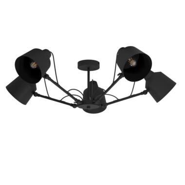 EGLO Basurtu Plafondlamp - E27 - Ø 105 cm - Zwart product