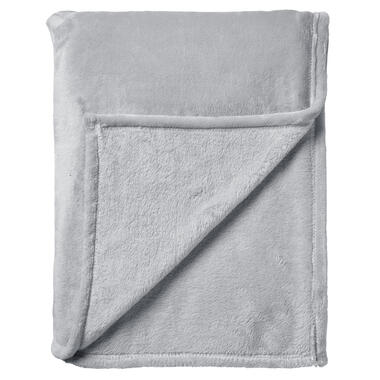 BILLY - Plaid flannel fleece 150x200 cm - Micro Chip - grijs - superzacht product