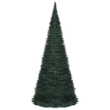 vidaXL Kunstkerstboom met verlichting pop-up 210 cm groen product