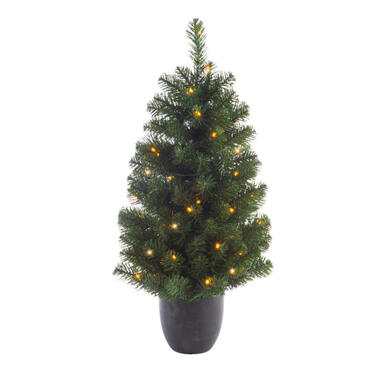 Everlands Kunstkerstboom - met sneeuw - 90 cm product