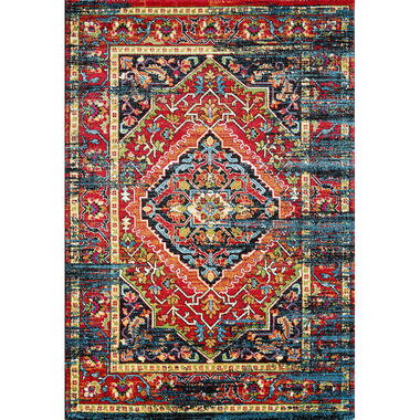 Vintage Marrakech Vloerkleed Zwart / Multi Laagpolig - 200x290 CM product