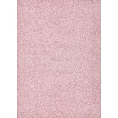 Loca Shaggy Vloerkleed Licht Roze Hoogpolig - 200x290 CM product