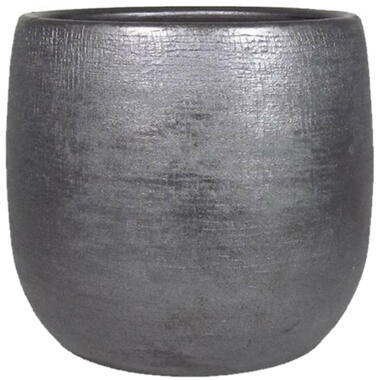 Floran Plantenpot Mira - keramiek - zwart - 18 x 16 cm product