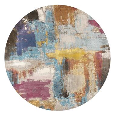 Picasso Artisan Vintage Rond Vloerkleed Multi Laagpolig - 133 CM ROND product