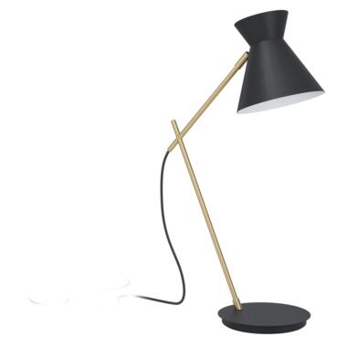 EGLO Amezaga Tafellamp - E27 - 57,5 cm - Zwart, Geelkoper product