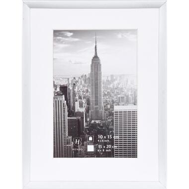 Henzo Fotolijst Manhattan - Fotomaat 15x20 cm - Zilver product
