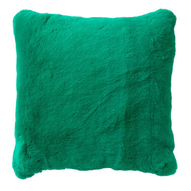 ZAYA - Kussenhoes unikleur 45x45 cm - Emerald - groen - superzacht product