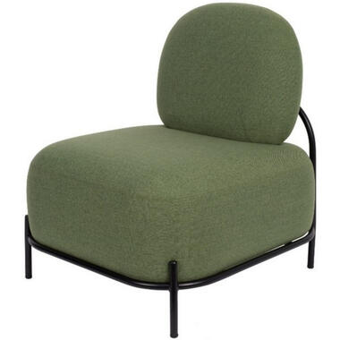 Fauteuil Stof Groen - 71x66x77cm - Stoel Polly product