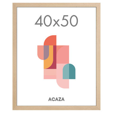 ACAZA Fotokader - Fotolijst - 40x50 cm - MDF hout - Lichte Eik product