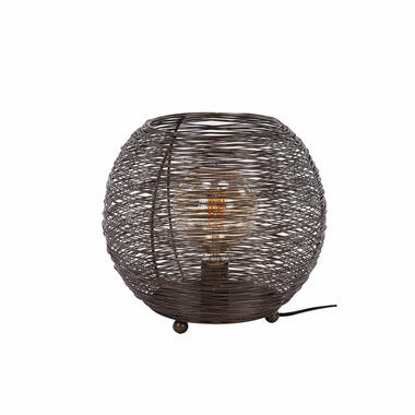 Giga Meubel Tafellamp 30cm - Zwart Nikkel - Metaal - Lamp Web product