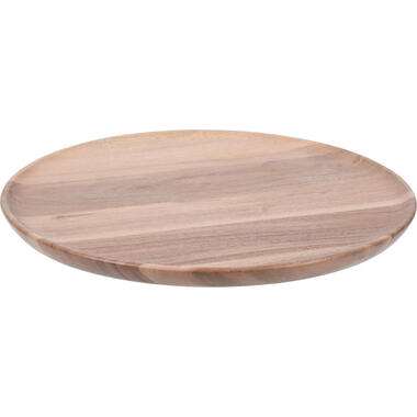Kaarsenbord-plateau - hout - rond - D28 cm product