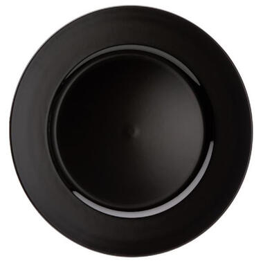 Cepewa Kaarsenbord-plateau - zwart - kunststof - rond - D33 cm product