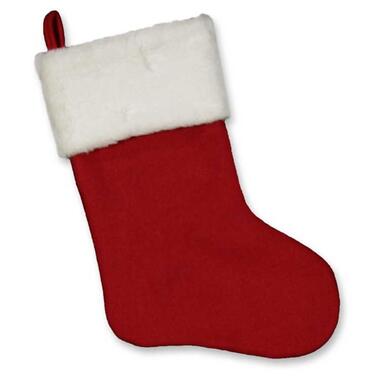 Unique Living - White Christmas sock red product