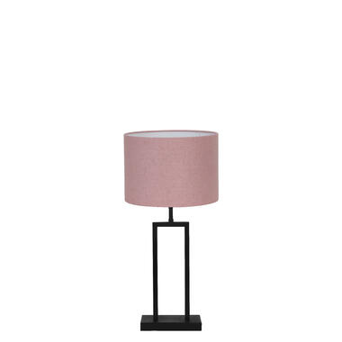 Tafellamp Shiva/Livigno - Zwart/Roze - Ø30x62cm product