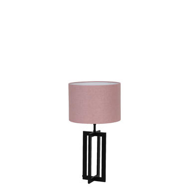 Tafellamp Mace/Livigno - Zwart/Roze - Ø30x56cm product