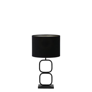 Tafellamp Lutika/Velours - Zwart/Zwart - Ø30x67cm product