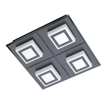 EGLO Masiano 1 Plafond- en Wandlamp - LED - 25 cm - Zwart product
