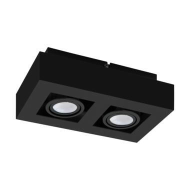 EGLO Mendoza Opbouwlamp - GU10 - 25 cm - Zwart product