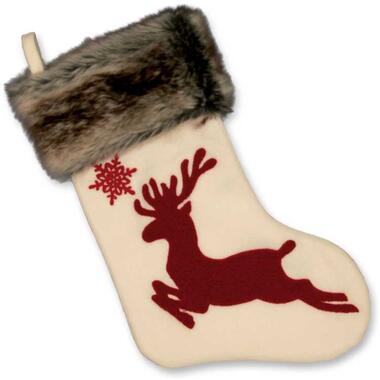 Unique Living - Rudolph sock white product