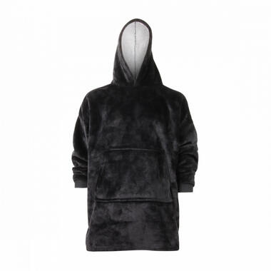 O'DADDY® Hoodie – fleece deken - unisex - one size fits all - zwart product