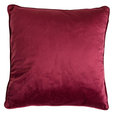 FINN - Sierkussen velvet 60x60 cm - Red Plum - roze product