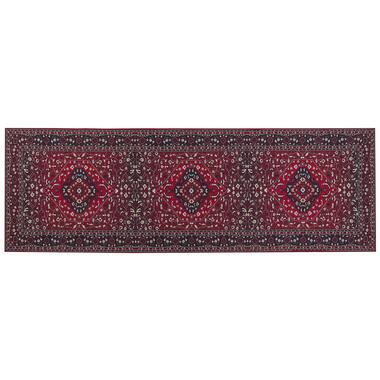 Beliani Laagpolig - VADKADAM rood polyester 80x240 cm product