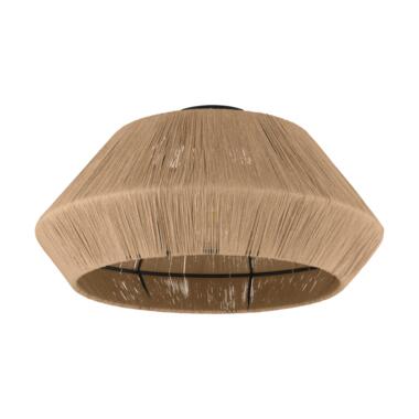 EGLO Alderney Plafondlamp - E27 - Ø 48 cm - Zwart/Natuur product