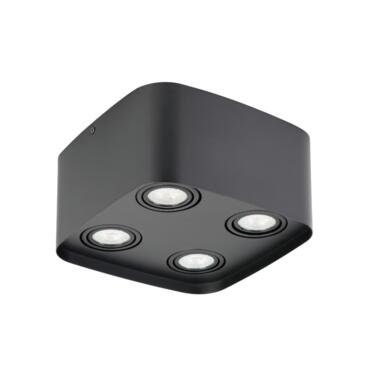 EGLO Arenzano Plafondlamp - GU10 - 24 cm - Zwart product