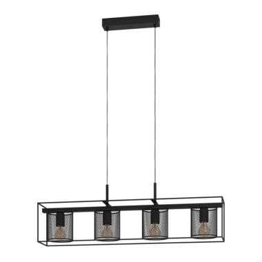 EGLO Catterick Hanglamp - E27 - 91 cm - Zwart product