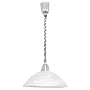 EGLO Lord 2 - Hanglamp - 1 Lichts - Ø360mm. - Zilver, Nikkel-Mat - Wit product