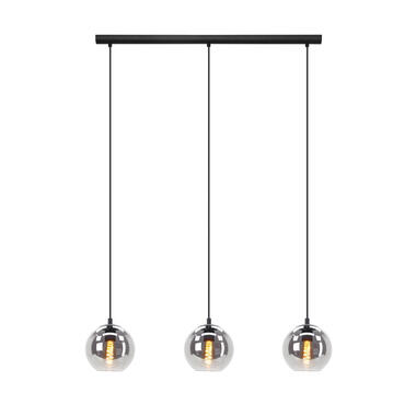 EGLO Ariscani Hanglamp - E27 - 76,5 cm - Zwart - Rookglas product