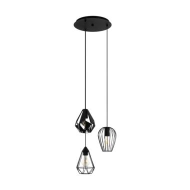 EGLO Distaff Hanglamp - E27 - Ø 34 cm - Zwart product