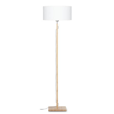 Vloerlamp Fuji - Wit/Bamboe - Ø47cm product