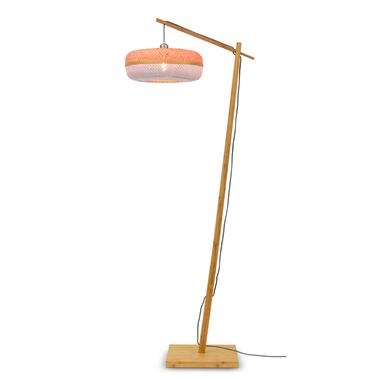 Vloerlamp Palawan - Bamboe/Wit - 68x40x176cm product