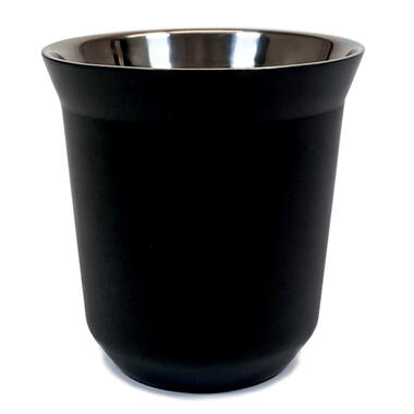 Krumble Koffiekop staal - Zwart product