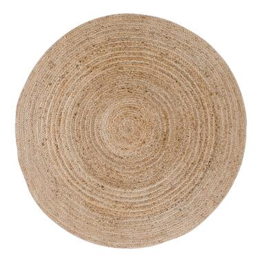 Vloerkleed Ø180cm Jute - Naturel - Kleed Bombay product