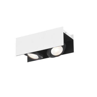 EGLO Vidago Plafondlamp - LED - 31 cm - Wit, Zwart - Dimbaar product