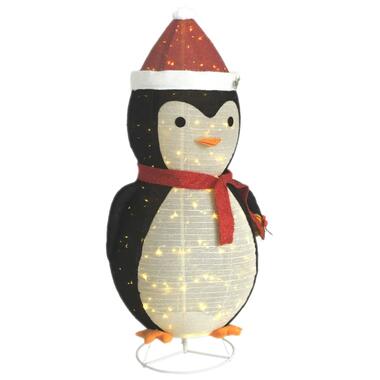 vidaXL Kerstpinguïn decoratief LED 180 cm luxe stof product