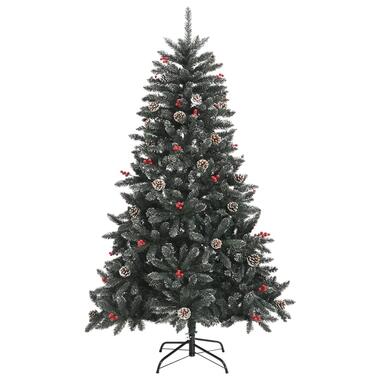 vidaXL Kunstkerstboom met standaard 120 cm PVC groen product